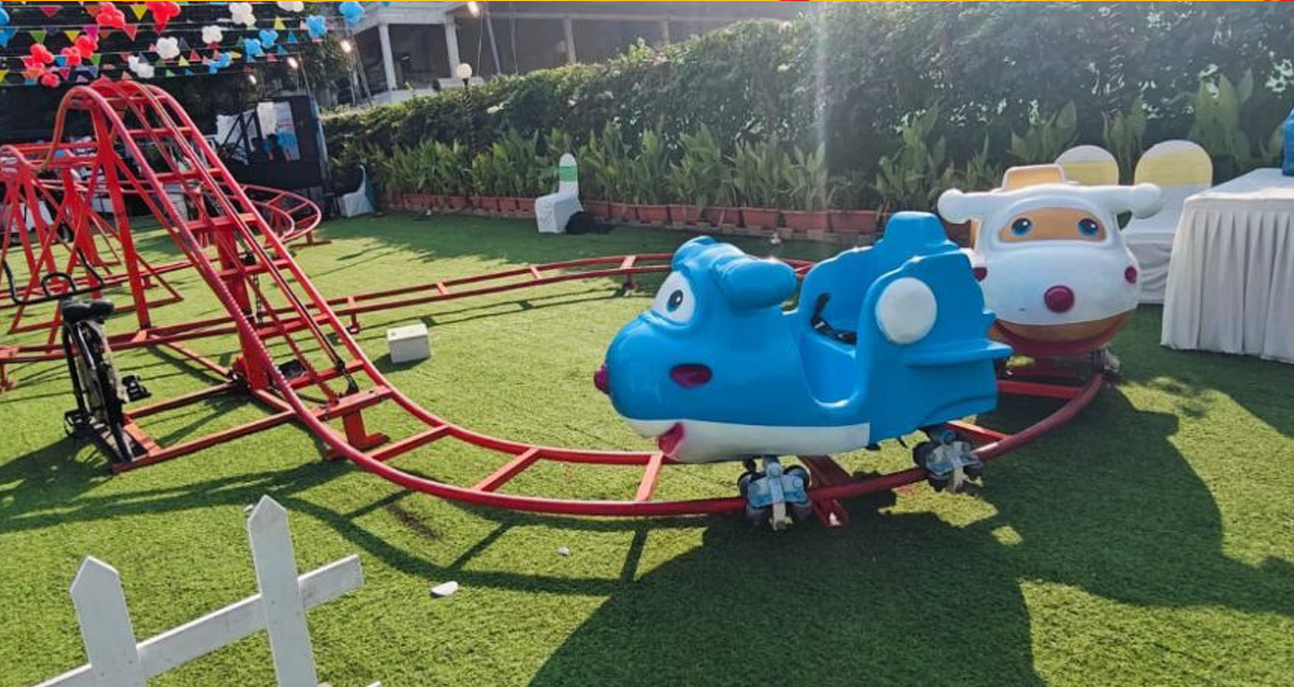 Kids rollercoaster ride for parties and events